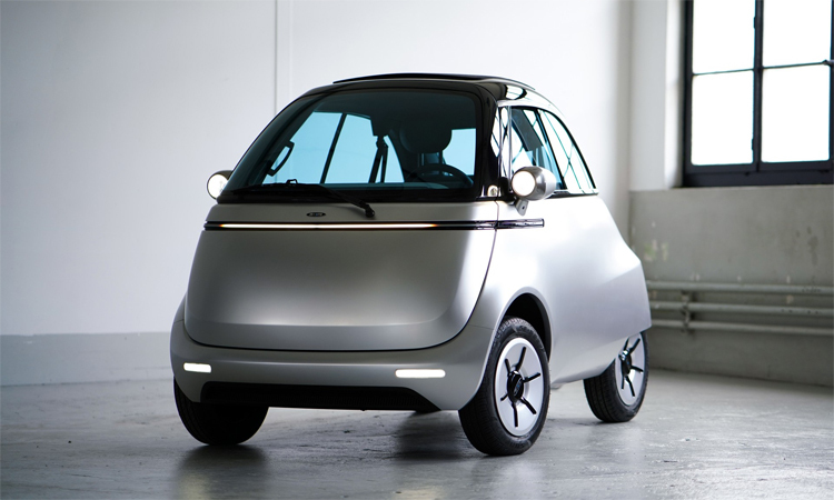 Microlino 2.0 có ngoại hình ngộ nghĩnh, sử dụng hệ thống đèn LED. Ảnh: Micro