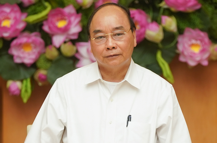 Thủ tướng Nguyễn Xuân Phúc chủ trì họp Thường trực Chính phủ sáng 9/3. Ảnh: VGP