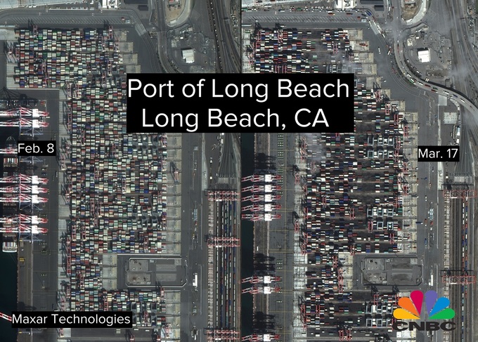 Kinh tế Mỹ ngưng trệ nhìn từ trên cao