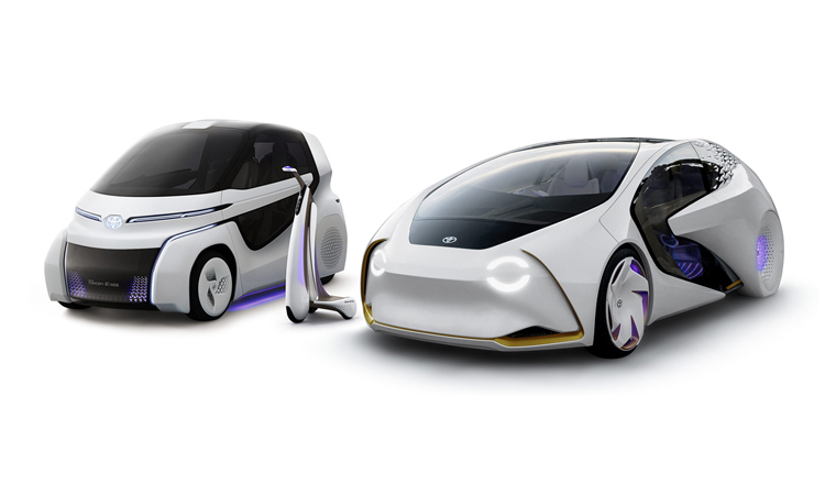 Một số mẫu concept chạy điện của Toyota. Ảnh: Toyota
