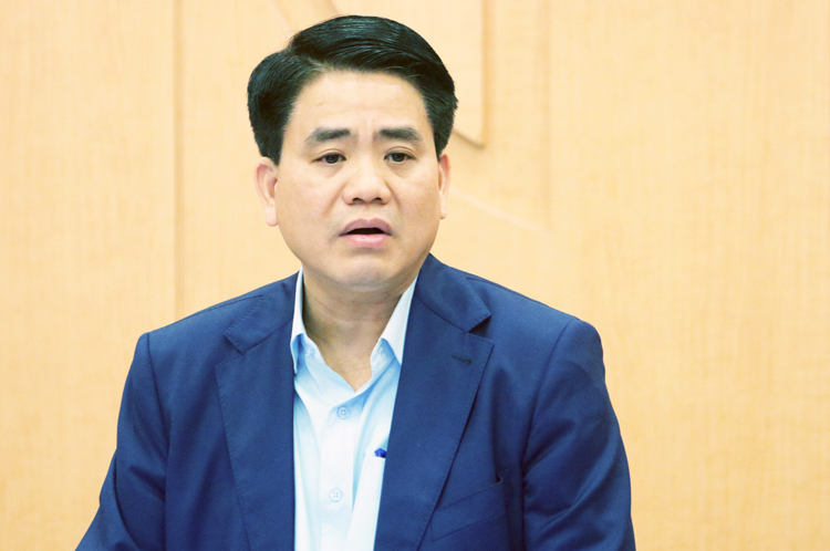 Chủ tịch UBND TP Hà Nội Nguyễn Đức Chung. Ảnh: Võ Hải.