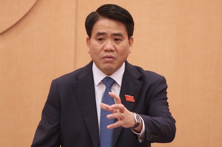 Chủ tịch UBND thành phố Hà Nội Nguyễn Đức Chung. Ảnh: Võ Hải.
