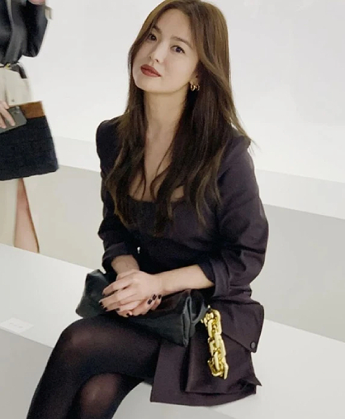 Song Hye Kyo tại Tuần lễ Thời trang Milan tuần trước. 