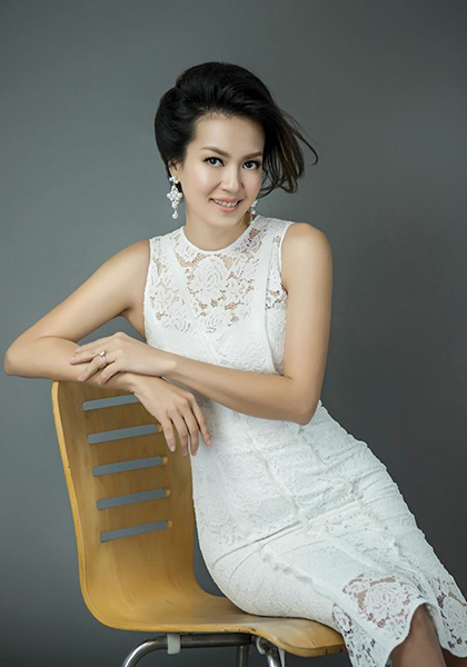 Sắc vóc tuổi 44 của Á hậu Thanh Uyên. Ảnh: Quỳnh Nguyễn.