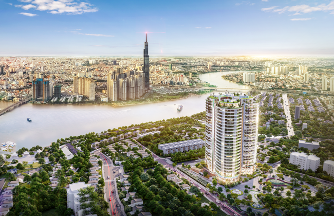 Phối cảnh tổng thể dự án.