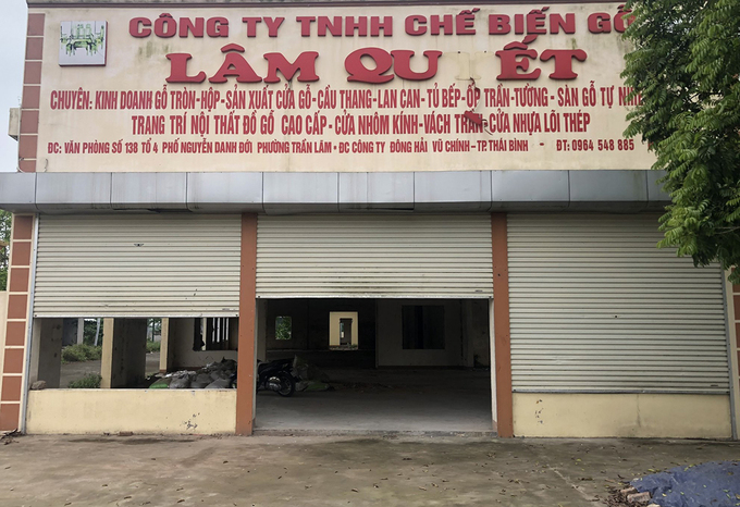 Công ty nhà anh Hà bỏ hoang sau nhiều năm dính líu đến Đường Nhuệ. Ảnh: Phạm Dự.