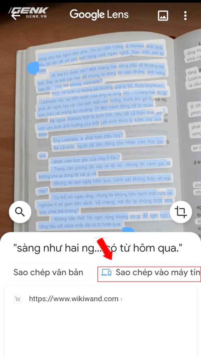 Hướng dẫn copy-paste văn bản trên giấy vào máy tính trong 1 nốt nhạc với Google Lens - Ảnh 3.