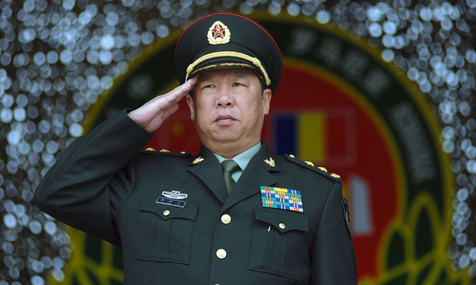 Tổng tham mưu trưởng quân đội Trung Quốc Lý Tác Thành. Ảnh: AP.
