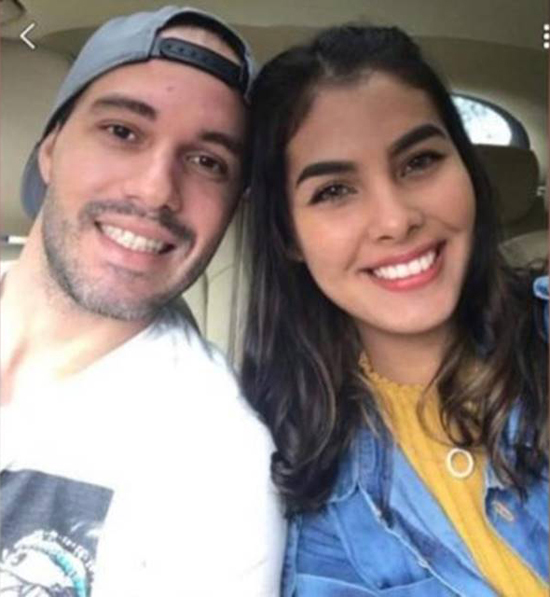 Kimberly và bạn trai, Rafael Fernandes.