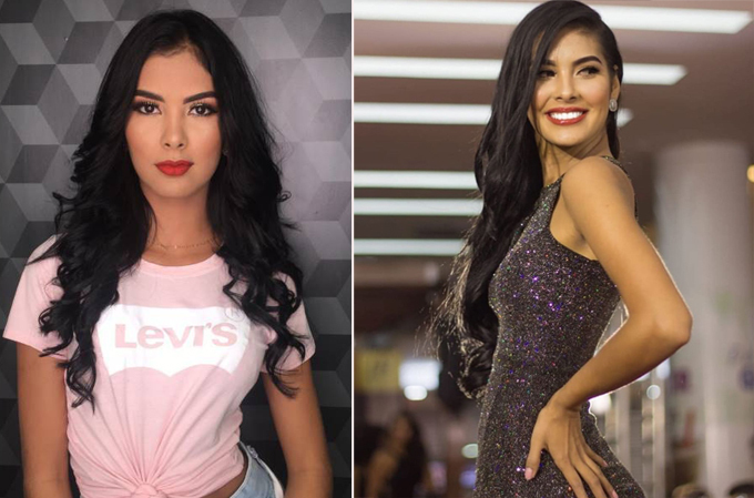 Kimberly Mota tham gia cuộc thi hoa hậu năm ngoái.