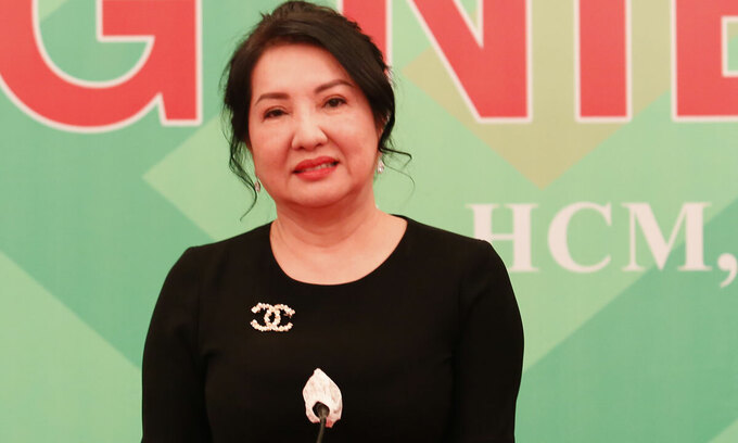 Bà Nguyễn Thị Như Loan, Chủ tịch Công ty Quốc Cường Gia Lai. Ảnh: V.L