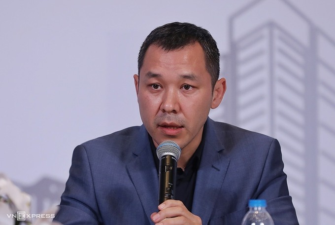 Ông Bolat Duisenov, đại diện cho nhóm cổ đông Kusto. Ảnh: Quỳnh Trần.