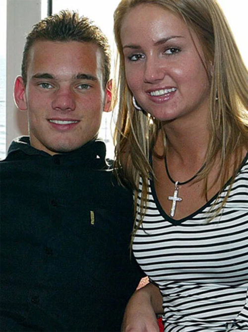 Sneijder và người vợ đầu Ramona