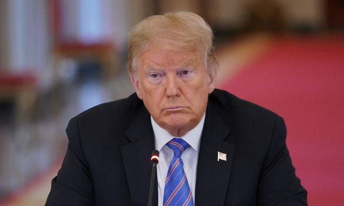 Trump trong cuộc họp tại Nhà Trắng hôm 26/6. Ảnh: AFP.