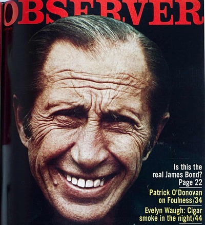Dusko Popov trên trang bìa tạp chí Observer năm 1973. Ảnh: Observer.