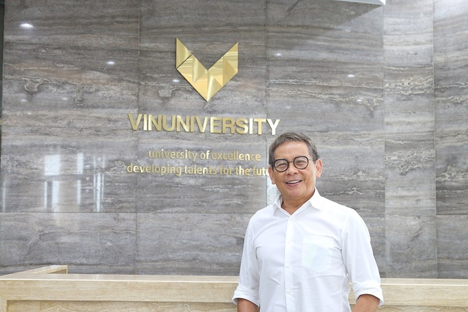 Giáo sư Dương Nguyên Vũ hiện là Viện trưởng danh dự Viện Kỹ thuật và Khoa học Máy tính, trường đại học VinUni. Ảnh: VinUni.