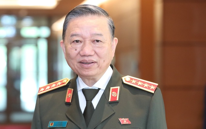 Bộ trưởng Công an, Đại tướng Tô Lâm. Ảnh: Hoàng Phong