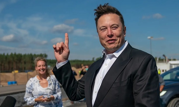 CEO Tesla Elon Musk. Ảnh: EPA.