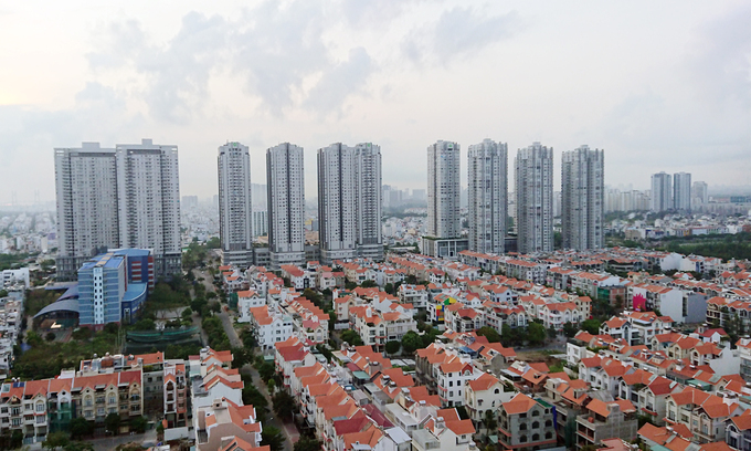 Thị trường bất động sản phía Nam TP HCM. Ảnh: Vũ Lê.