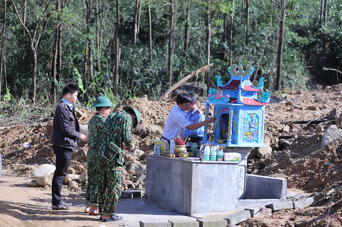 Trạm 67 nơi đoàn 13 cán bộ, chiến sĩ hy sinh khi trên đường vào thủy điện Rào Trăng 3 cứu hộ. Ảnh: Võ Thạnh