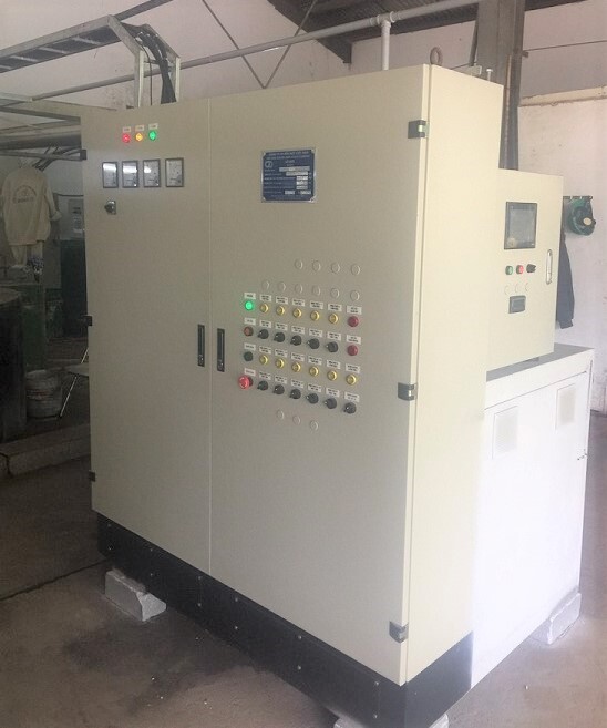 Toàn bộ hệ thống xử lý rác thải được điều khiển tự động. Ảnh: Nhóm nghiên cứu.