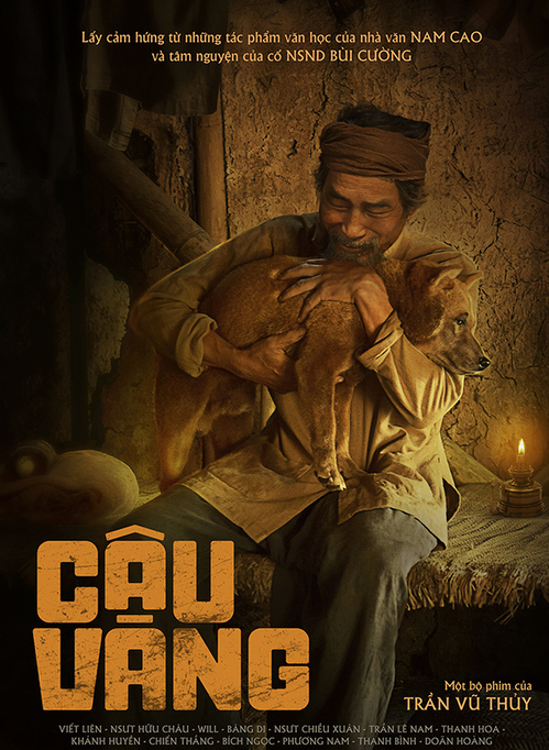 Nghệ sĩ Viết Liên - vai lão Hạc trên poster phim. Ảnh: Galaxy.