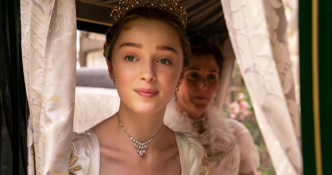 Phoebe Dynevor trong phim Bridgerton.