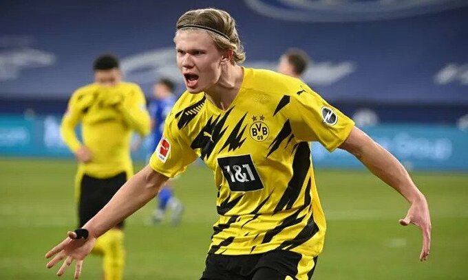 Haaland ghi 43 bàn qua 43 trận cho Dortmund. Ảnh: BVB